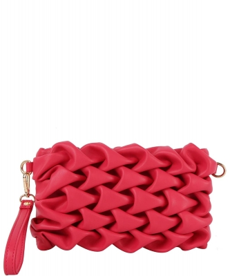 Fashion Clutch Wristlet GLE-0125 FUCHSIA